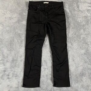 Levi's 314 Shaping Jeans Womens 32 Black Denim Stretch Straight Leg Streetwear